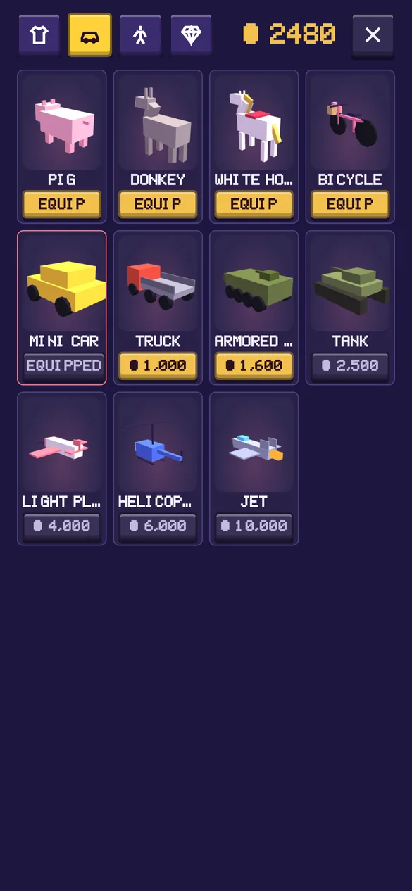 From a pig to a jet